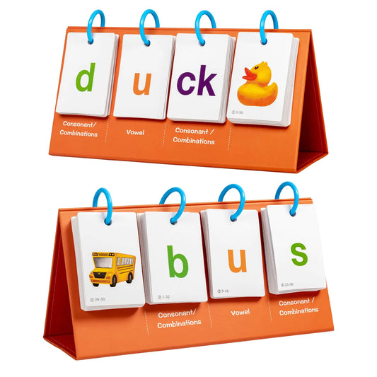 Sight Words & Phonics Flash Cards – CVC Word Games for Reading & Speech Therapy (Ages 4–7)